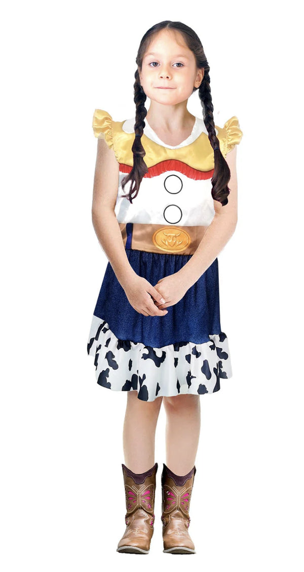 CHILDREN CARTOON COWGIRL COSTUME